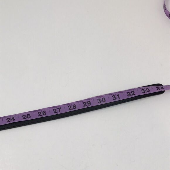 Gucci GG Marmont Thin Belt Black Leather Gold Tone Double G Women Size 75/30 - Picture 12 of 12